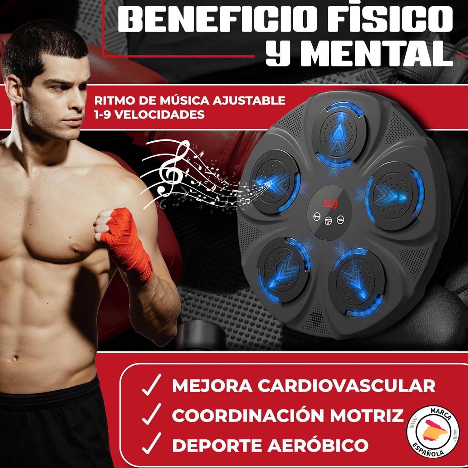 BOXFIT BEATS© - MÁQUINA DE BOXEO MUSICAL + GUANTES - Colibri Plaza
